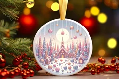 Digital Painting Christmas Candy Scene PNG Product Image 1
