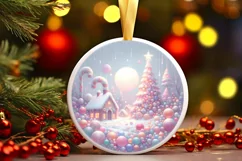 Digital Painting Christmas Candy Scene PNG Product Image 1