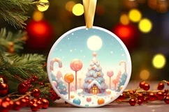 Detailed Candy Christmas Sublimation PNG Product Image 1
