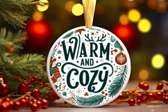 Christmas Vector Warm and Cozy Sublimation PNG Product Image 3