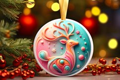 3D Marzipan Melting Pastel Ornament Sublimation PNG Product Image 2