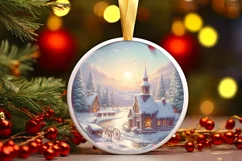 Detailed Pastel Molten Candy Christmas Digital Painting Product Image 2
