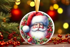Santa Christmas Winter Scene PNG Product Image 3