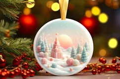 Detailed Candy Christmas Scene PNG Product Image 1