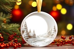 3D Winter Scene Sublimation PNG Product Image 2