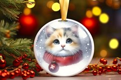 Christmass Round Ornament Product Image 1