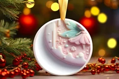 Christmas Fairy Sublimation PNG Product Image 2