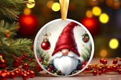 Christmass Round Ornament Product Image 1