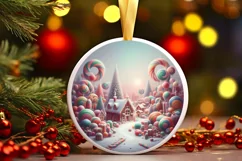 Detailed Candy Christmas Sublimation PNG Product Image 1