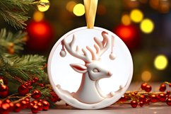 Polar Bear Round Sticker Product Image 3