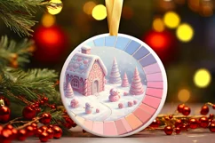 Christmas Scene made of Molten Candy Sublimation PNG Product Image 3