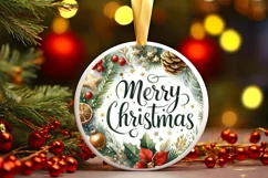 Merry Christmas Winter Scene Sublimation PNG Product Image 3