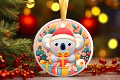 Round Christmas Ornament Sublimation|Clipart Product Image 3