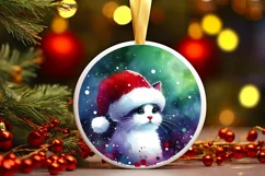Round Penguin Christmass Sublimation PNG Product Image 3