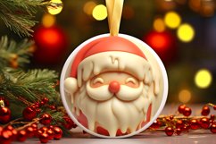 Round Santa Martzipan PNG Product Image 3