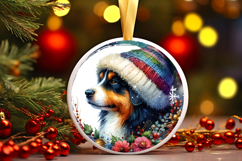 Round Christmass Ornament Sublimation|Clipart Product Image 1