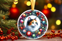 Round Christmass Ornament Sublimation|Clipart Product Image 1