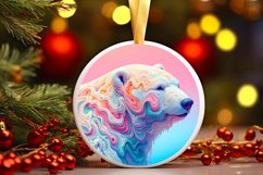 Polar Bear Winter Scene Sublimation PNG Product Image 3