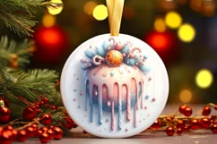 Martsipan Winter Scene Sublimation PNG Product Image 3
