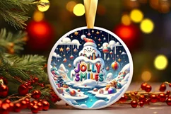 Jolly Smiles Christmas Vector Sublimation PNG Product Image 3