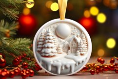 3D Winter Scene Sublimation PNG Product Image 1