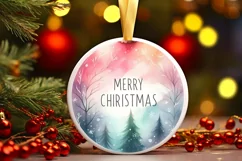 Merry Christmas Colorful Type Treatment Sublimation PNG Product Image 3