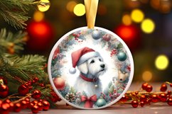 Christmass Dog Watercollor Pastell Sublimation PNG Product Image 2