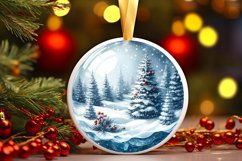 3D Sleight Winter Scene Sublimation PNG Product Image 3