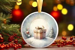 Christmass Gift Watercollor Pastel Sublimation PNG Product Image 3
