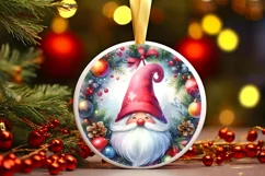 Christmass Gnome Colorfull Sublimation PNG Product Image 1