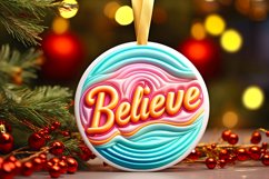 Large Text 3d Martzipan Sublimation PNG Product Image 1