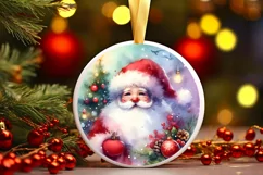 Santa Digital Painting Sublimation PNG Product Image 2