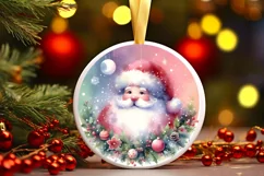 Santa Digital Painting Sublimation PNG Product Image 3