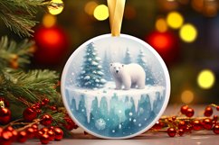 Pastell Christmas Ornament Polar Bear Product Image 3