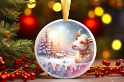 Pastell Christmas Ornament Cow Boy Product Image 3