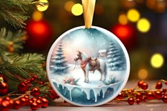 Pastell Christmas Ornament Cow Boy Product Image 3