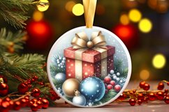 Watercollor Christmas Ornament Gift Product Image 3