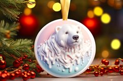 Melting Christmas Bear Sublimation Clipart Product Image 2