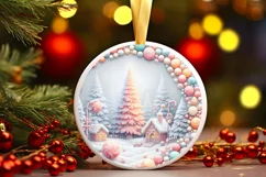 Pastel Molten Candy Christmas Sublimation Clipart Product Image 3