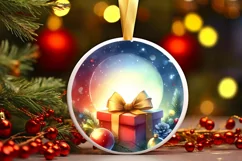 Colorful Gift Christmas Sublimation Clipart Product Image 1