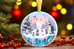 a 3d christmass gnome ornament sublimation png Product Image 3