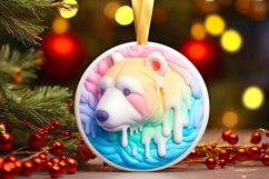 3D Polar Bear Sublimation PNG Product Image 2