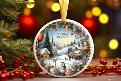 Holiday Delight Christmas Ornament PNG Product Image 3