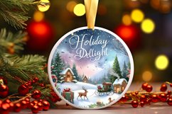 Holiday Delight Christmas Ornament PNG Product Image 3