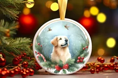 Dog Christmas Ornament PNG Product Image 3