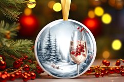 Winter Champaigne Sublimation PNG Product Image 3