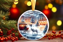 Winter Spain Scene Sublimation PNG Product Image 1
