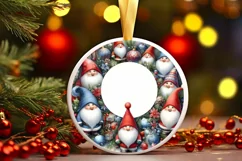 Colorful Winter Gnomes Sublimation PNG Product Image 1