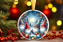 Colorful Winter Gnomes Sublimation PNG Product Image 3