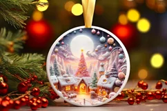 Christmas Candy Melting Edges Sublimation PNG Product Image 2